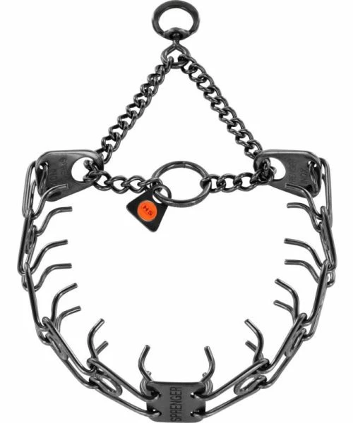 Euro Joe Sprenger Black Training Collar 4.0 Mm With Swivel