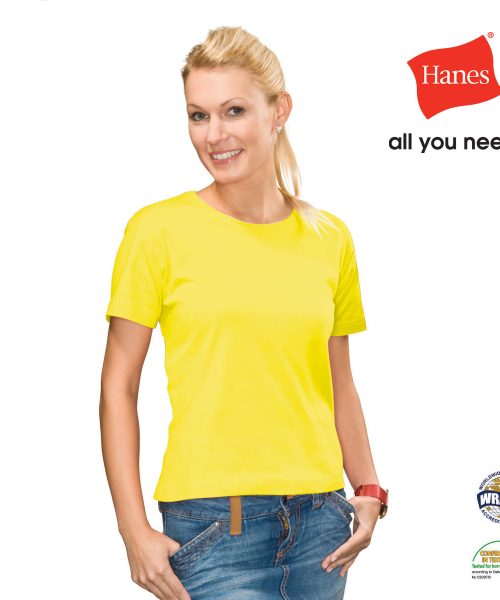 Euro Joe Ladies T-shirt With Round Wide Neck With Malinois Print Nr.2 -EURO JOE SHOP AU2110 colour image fileYellow 2