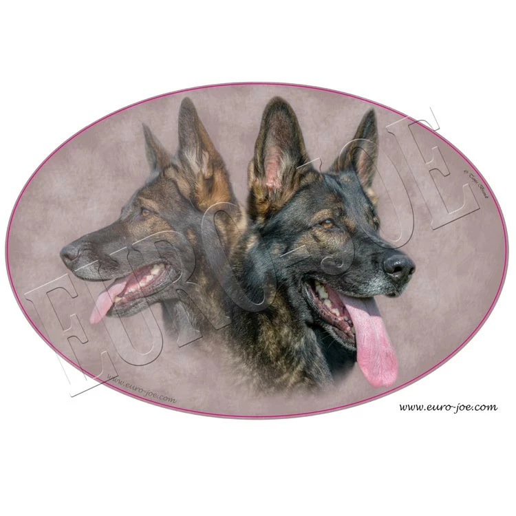 Euro Joe Ladies T-shirt With Round Wide Neck With German Shepherd Print Nr.8