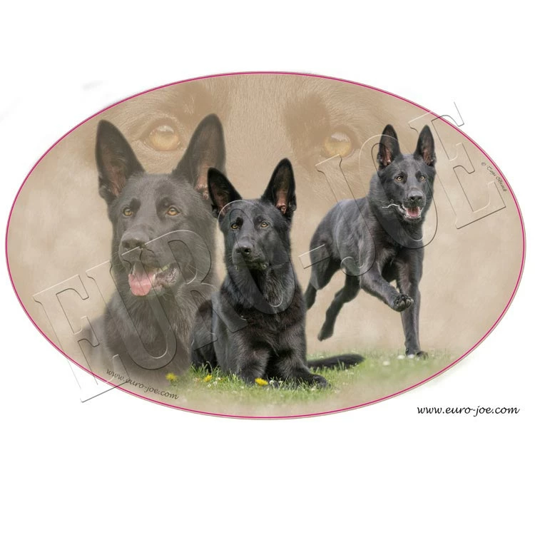 Euro Joe Ladies T-shirt With Round Wide Neck With German Shepherd Print Nr.7