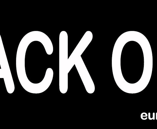 Euro Joe Badge "Back Off"