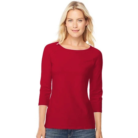 Euro Joe Ladies T-shirt With Round Neck And 3/4 Sleeves With Malinois Print Nr.1 - Image 3