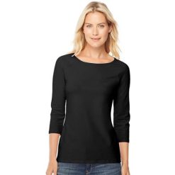 Euro Joe Ladies T-shirt With Round Neck And 3/4 Sleeves With Malinois Print Nr.1 4 Euro Joe Ladies T-shirt With Round Neck And 3/4 Sleeves With Malinois Print Nr.1 -EURO JOE SHOP hanes 3kwart mouw zwart