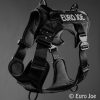 Euro Joe Nylon Harness 'Tactical' Black