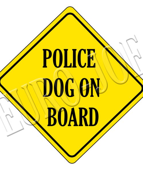 Euro Joe Police Dog On Board