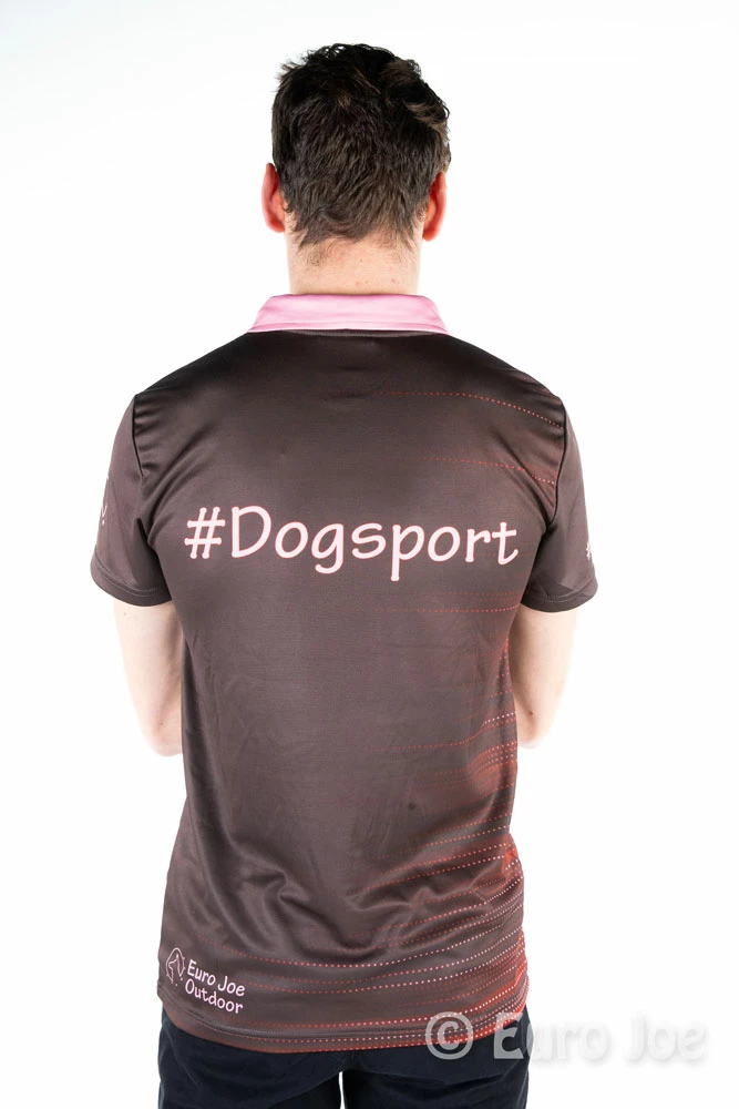 Euro Joe Polo Brown With Print Of Dog Sport Images - Image 3