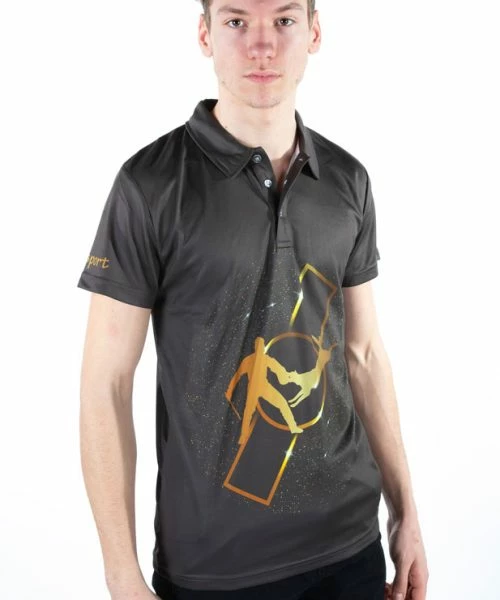 Euro Joe Polo With Golden Print