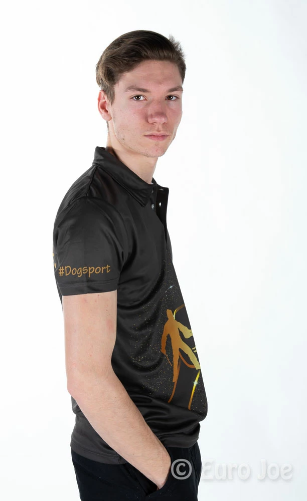Euro Joe Polo With Golden Print - Image 2