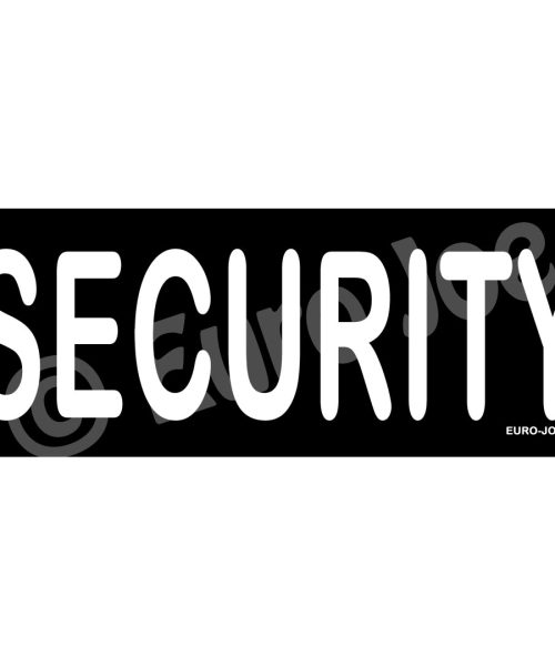 Euro Joe Badge "Security"