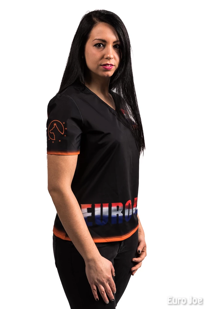 Euro Joe T-Shirt With Dutch Flag (Women) - Image 2