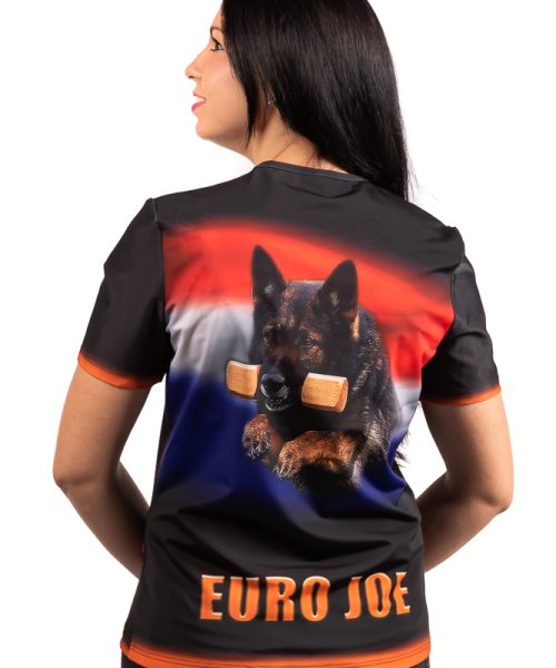 Euro Joe T-Shirt With Dutch Flag (Women) -EURO JOE SHOP t shirt NL03