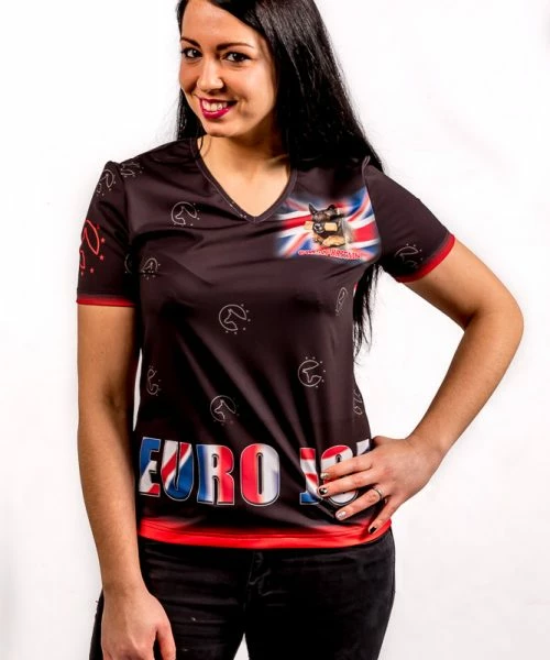 Euro Joe T-Shirt With British Flag (Women)