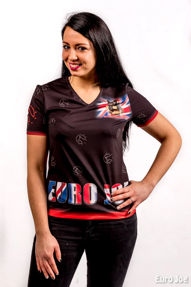 Euro Joe T-Shirt With British Flag (Women)