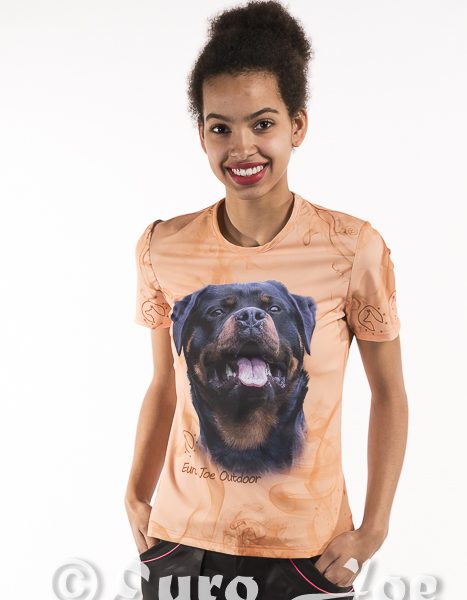 Euro Joe T-Shirt With Rottweiler Head (Women)