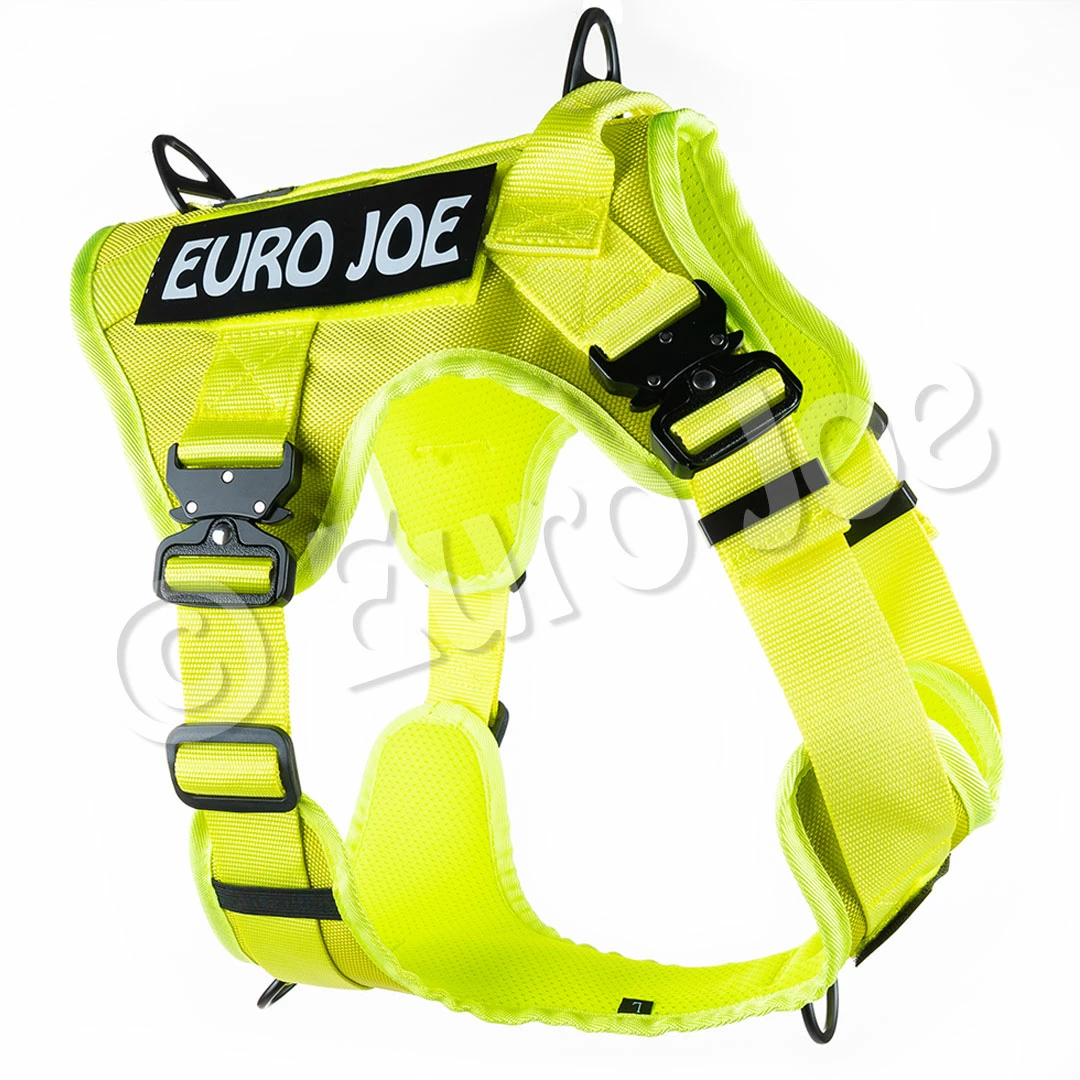 Euro Joe Nylon Harness 'Tactical' Neon Yellow