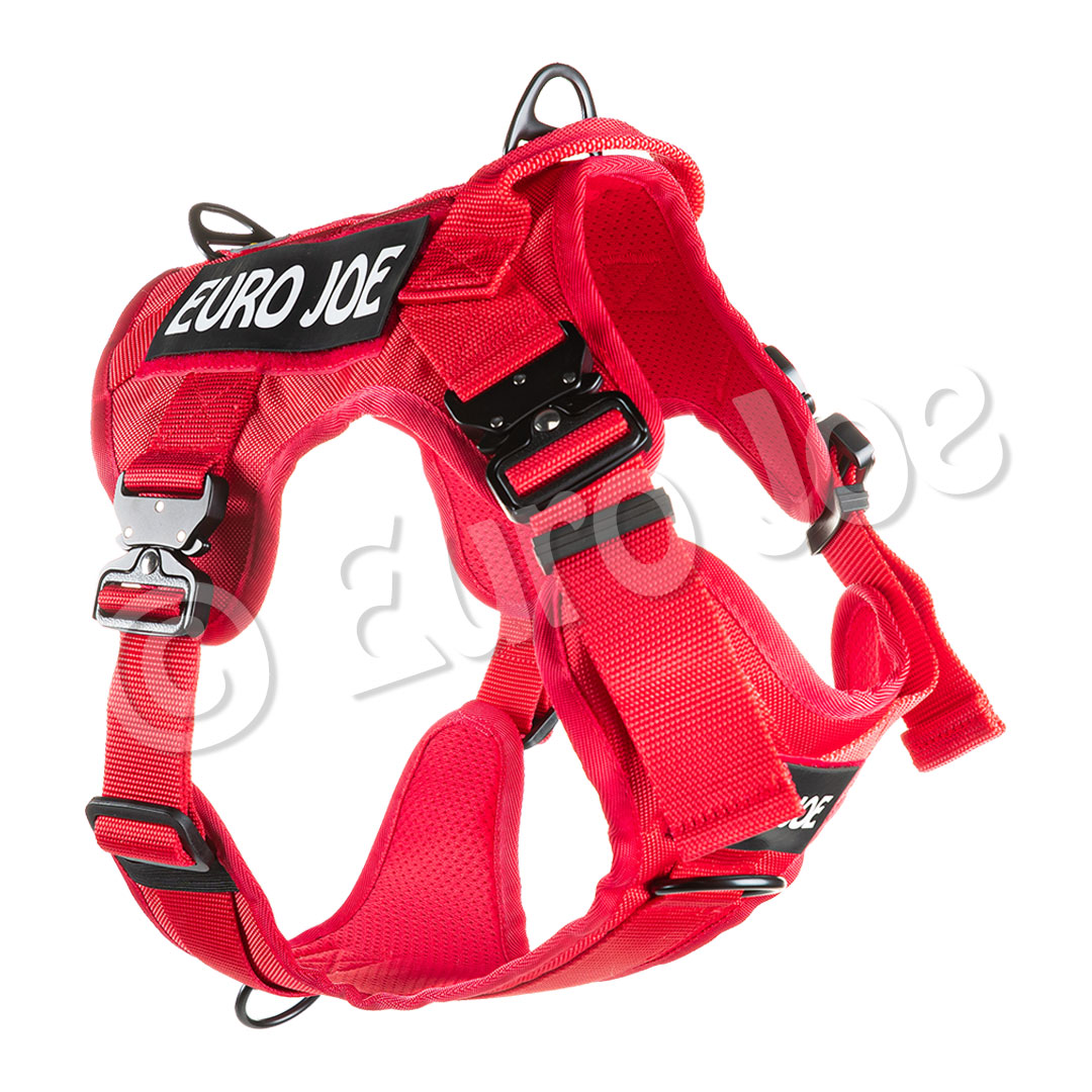 Nylon Harness 'Tactical' red Euro Joe Nylon Harness 'Tactical' Red -EURO JOE SHOP tactical harnas rood
