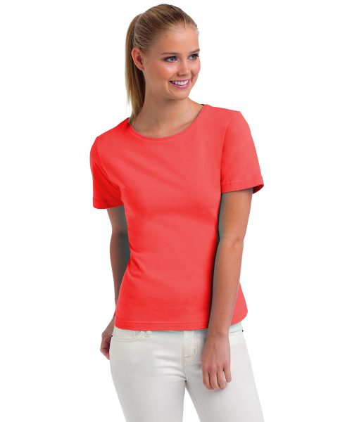 Euro Joe Ladies T-shirt With Round Wide Neck With Malinois Print Nr.2 -EURO JOE SHOP wide neck rood 2