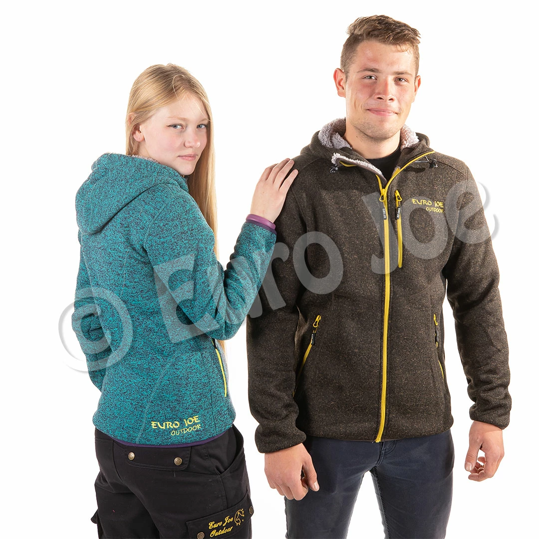 Euro Joe Fleece Jacket Wolverine 3 - Ladies - Turquoise - Image 10