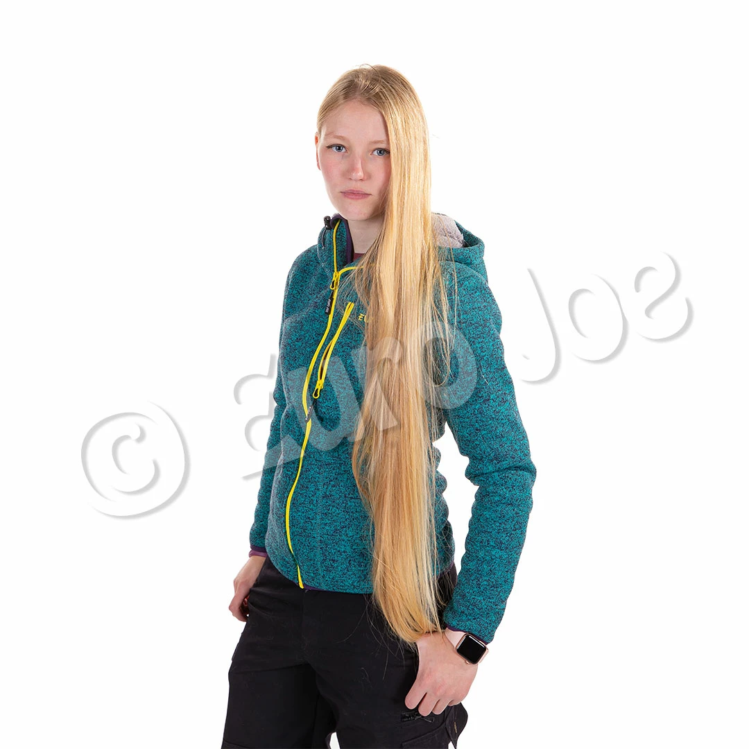 Euro Joe Fleece Jacket Wolverine 3 - Ladies - Turquoise - Image 8
