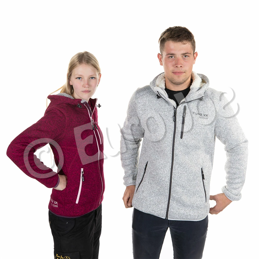 Euro Joe Fleece Jacket Wolverine 2 - Ladies - Raspberry - Image 5