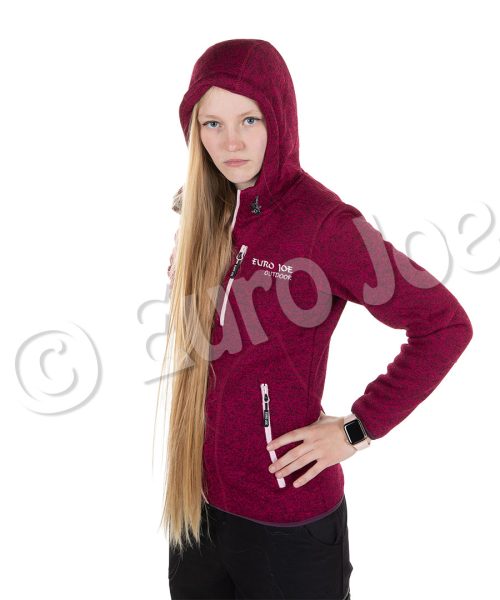 Euro Joe Fleece Jacket Wolverine 2 - Ladies - Raspberry -EURO JOE SHOP wolverine 26