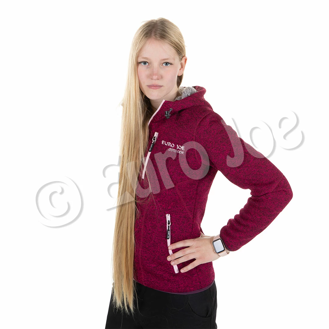 Euro Joe Fleece Jacket Wolverine 2 - Ladies - Raspberry