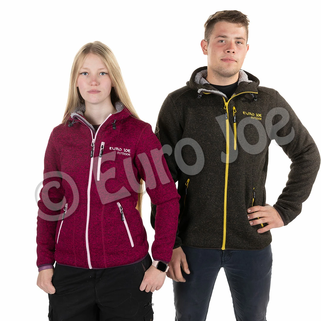 Euro Joe Fleece Jacket Wolverine 2 - Ladies - Raspberry - Image 6